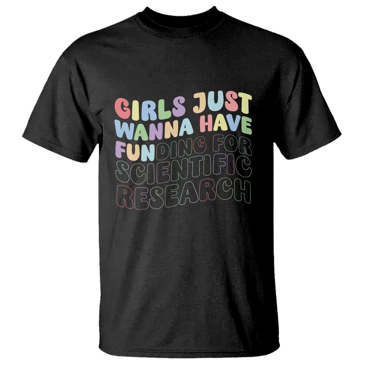 Girls Just Wanna Have Funding For Scientific T Shirt PHD Graduation