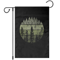 Retro Forest Trees Outdoors Nature Garden Flag Vintage Wildlife - Wonder Print Shop