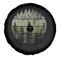 Retro Forest Trees Outdoors Nature Spare Tire Cover Vintage Wildlife - Wonder Print Shop