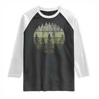 Retro Forest Trees Outdoors Nature Raglan Shirt Vintage Wildlife - Wonder Print Shop