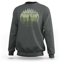 Retro Forest Trees Outdoors Nature Sweatshirt Vintage Wildlife - Wonder Print Shop
