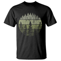 Retro Forest Trees Outdoors Nature T Shirt Vintage Wildlife - Wonder Print Shop