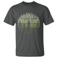 Retro Forest Trees Outdoors Nature T Shirt Vintage Wildlife - Wonder Print Shop