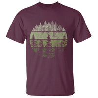 Retro Forest Trees Outdoors Nature T Shirt Vintage Wildlife - Wonder Print Shop