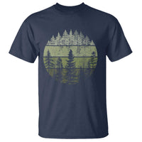 Retro Forest Trees Outdoors Nature T Shirt Vintage Wildlife - Wonder Print Shop