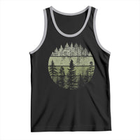 Retro Forest Trees Outdoors Nature Tank Top Vintage Wildlife - Wonder Print Shop