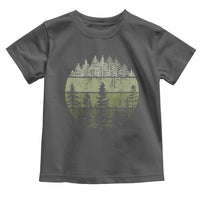 Retro Forest Trees Outdoors Nature Toddler T Shirt Vintage Wildlife - Wonder Print Shop