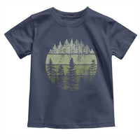 Retro Forest Trees Outdoors Nature Toddler T Shirt Vintage Wildlife - Wonder Print Shop