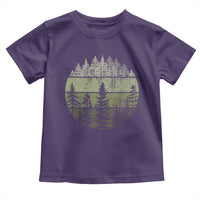 Retro Forest Trees Outdoors Nature Toddler T Shirt Vintage Wildlife - Wonder Print Shop