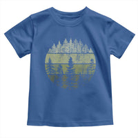 Retro Forest Trees Outdoors Nature Toddler T Shirt Vintage Wildlife - Wonder Print Shop