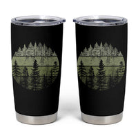 Retro Forest Trees Outdoors Nature Tumbler Cup Vintage Wildlife - Wonder Print Shop