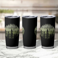 Retro Forest Trees Outdoors Nature Tumbler Cup Vintage Wildlife - Wonder Print Shop