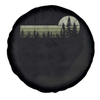 Trees Wildlife Nature Vintage Forest Spare Tire Cover - Wonder Print Shop