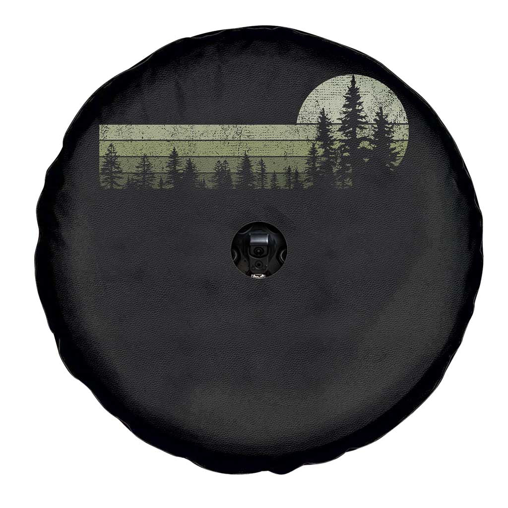 Trees Wildlife Nature Vintage Forest Spare Tire Cover - Wonder Print Shop