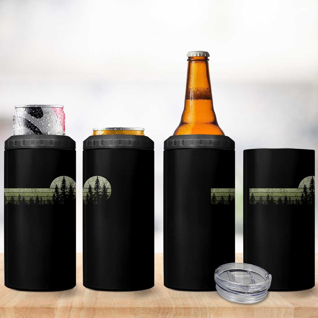 Trees Wildlife Nature Vintage Forest 4 in 1 Can Cooler Tumbler - Wonder Print Shop