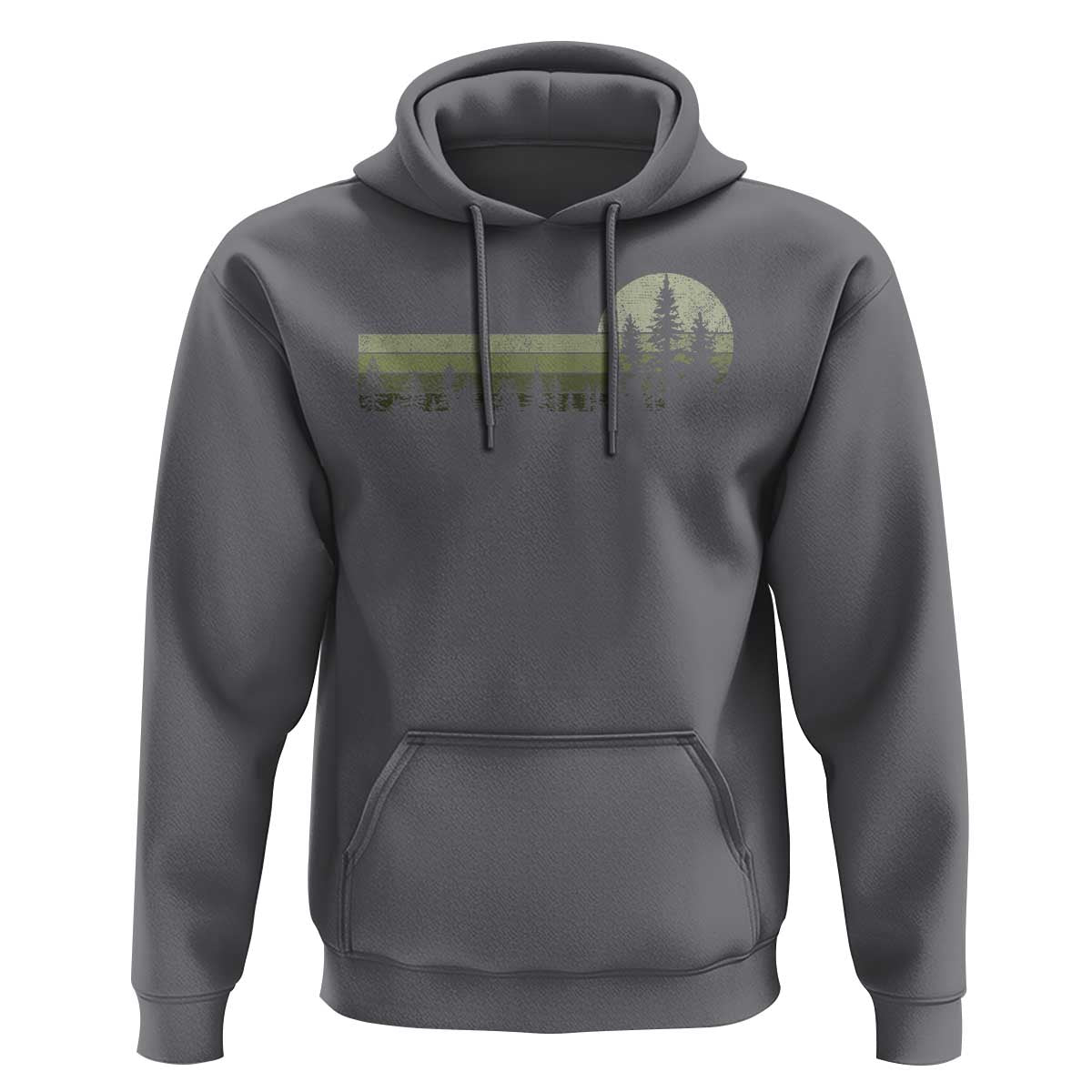 Trees Wildlife Nature Vintage Forest Hoodie - Wonder Print Shop