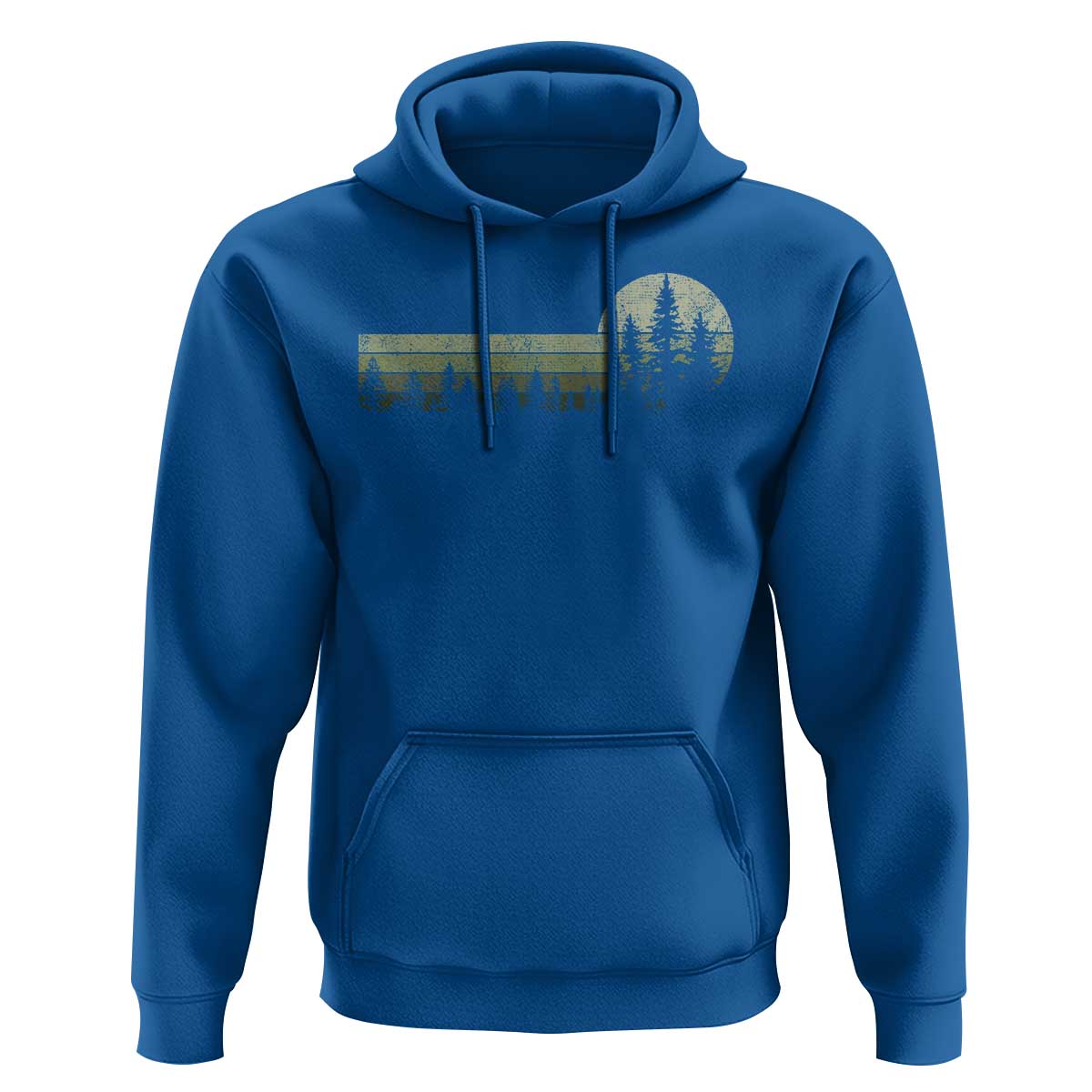 Trees Wildlife Nature Vintage Forest Hoodie - Wonder Print Shop