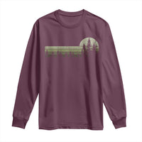 Trees Wildlife Nature Vintage Forest Long Sleeve Shirt - Wonder Print Shop