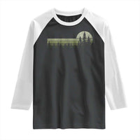 Trees Wildlife Nature Vintage Forest Raglan Shirt - Wonder Print Shop