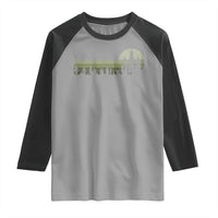 Trees Wildlife Nature Vintage Forest Raglan Shirt - Wonder Print Shop