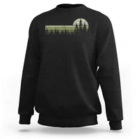 Trees Wildlife Nature Vintage Forest Sweatshirt - Wonder Print Shop