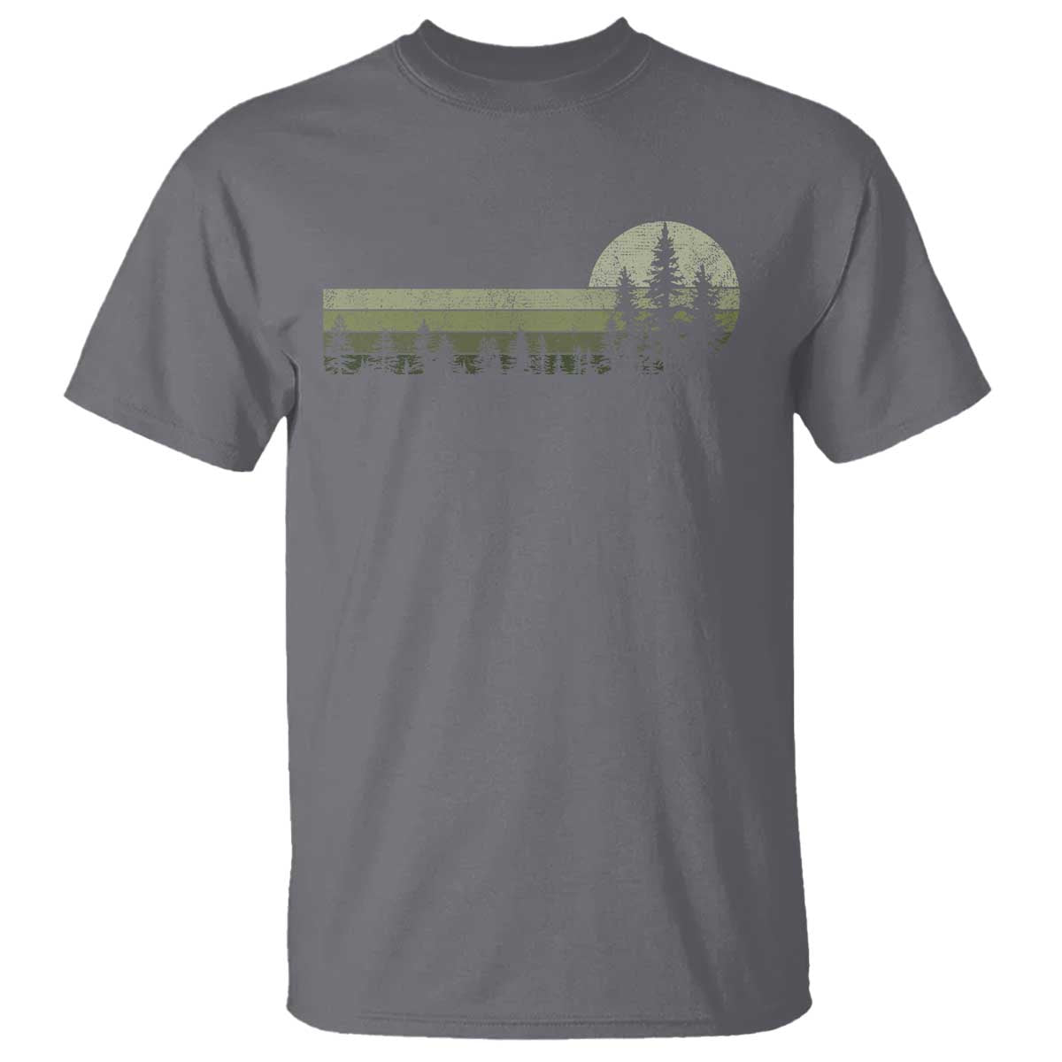 Trees Wildlife Nature Vintage Forest T Shirt - Wonder Print Shop