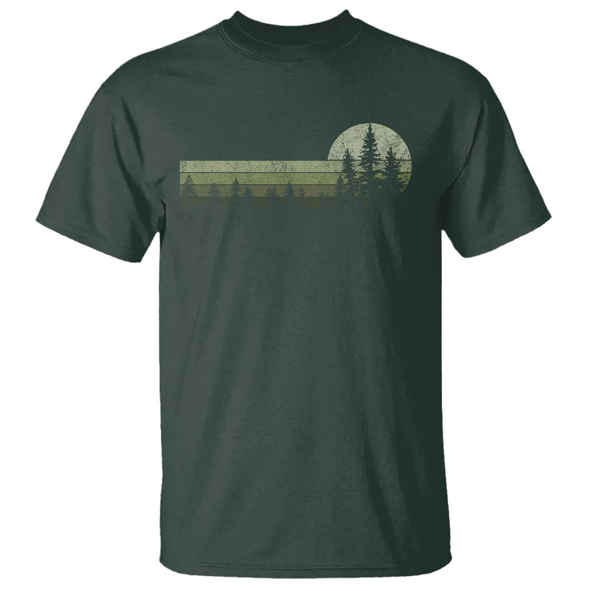 Trees Wildlife Nature Vintage Forest T Shirt - Wonder Print Shop