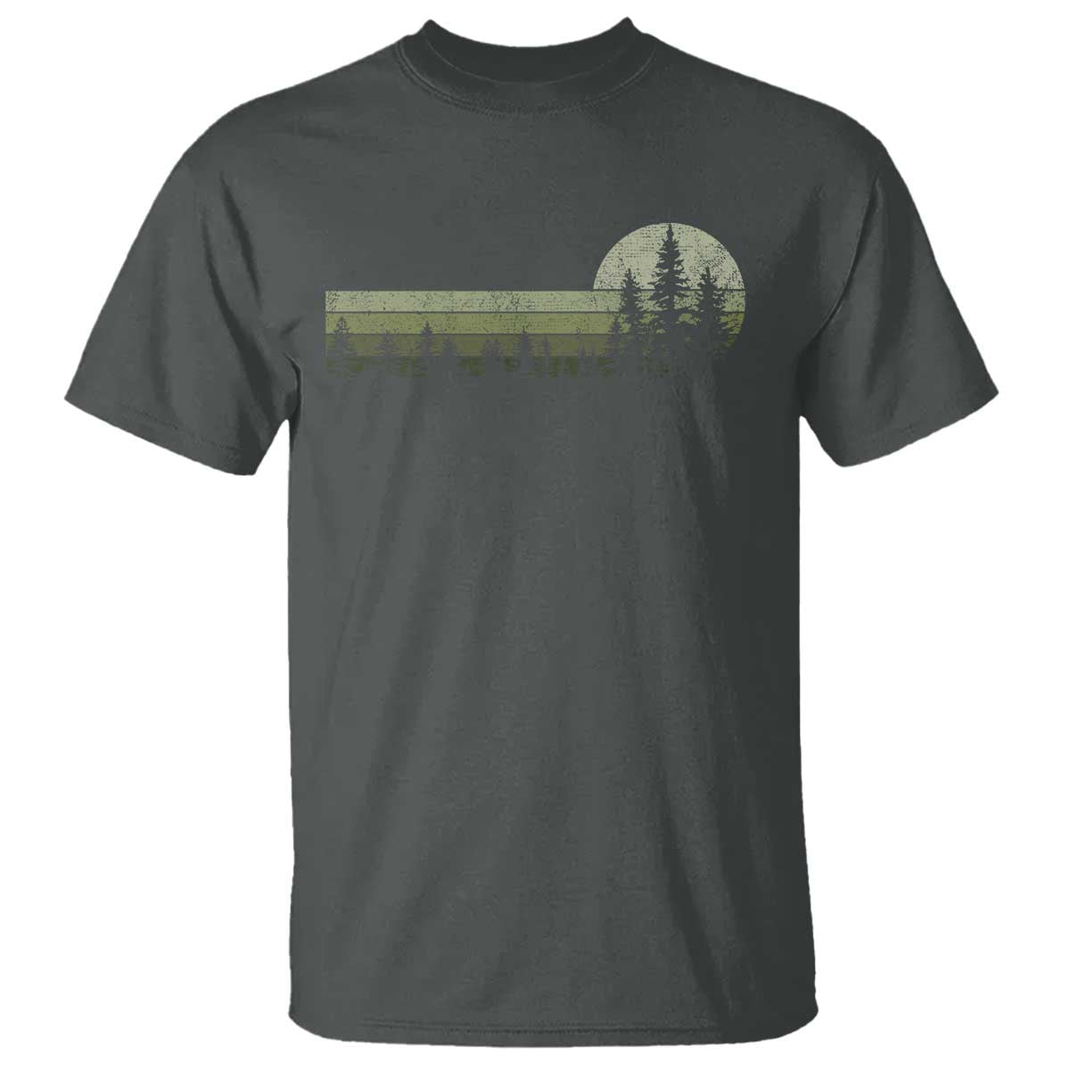 Trees Wildlife Nature Vintage Forest T Shirt - Wonder Print Shop
