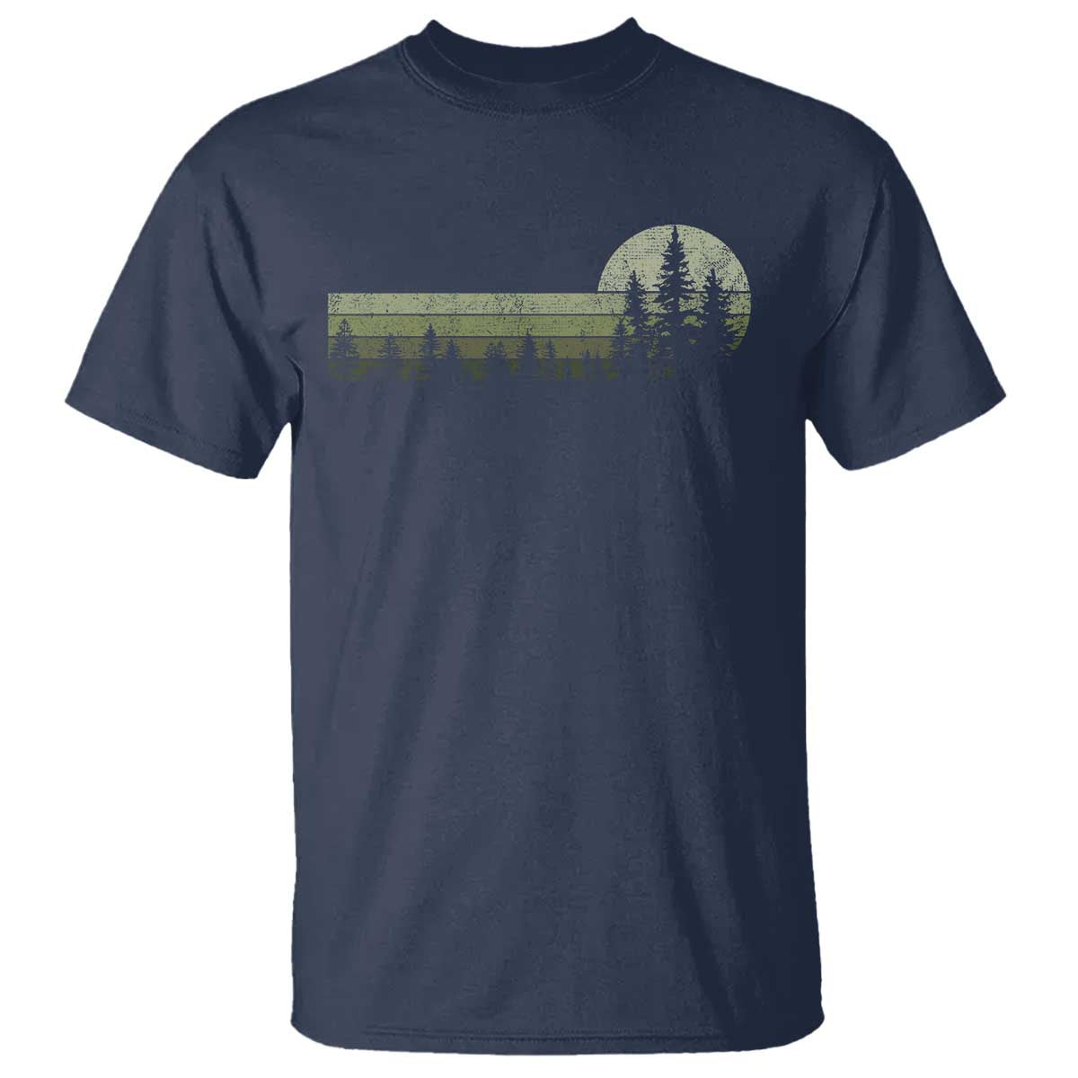 Trees Wildlife Nature Vintage Forest T Shirt - Wonder Print Shop