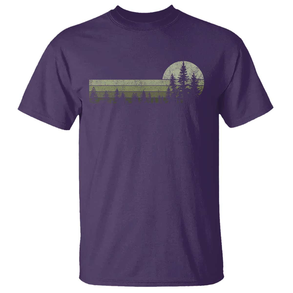Trees Wildlife Nature Vintage Forest T Shirt - Wonder Print Shop
