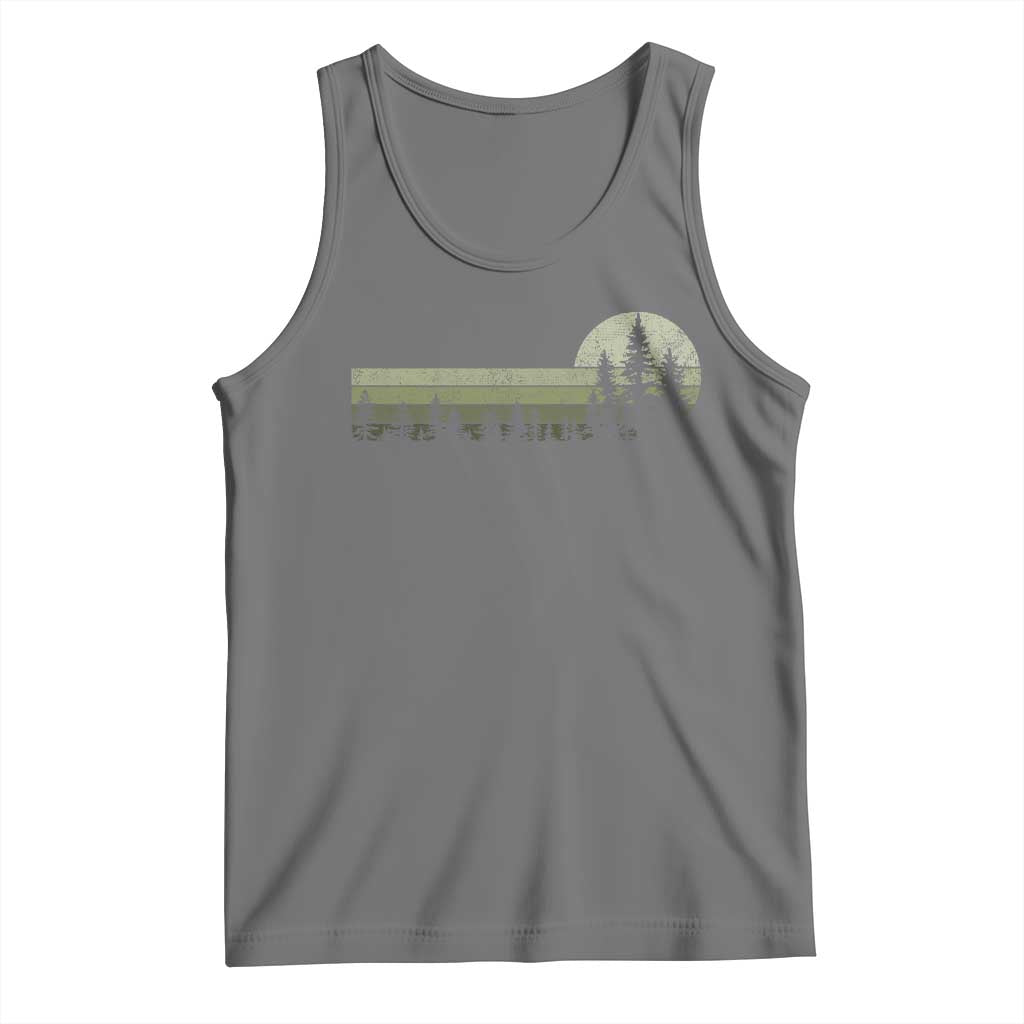 Trees Wildlife Nature Vintage Forest Tank Top - Wonder Print Shop