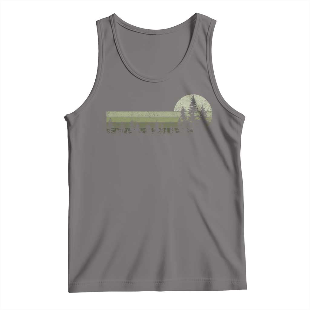 Trees Wildlife Nature Vintage Forest Tank Top - Wonder Print Shop