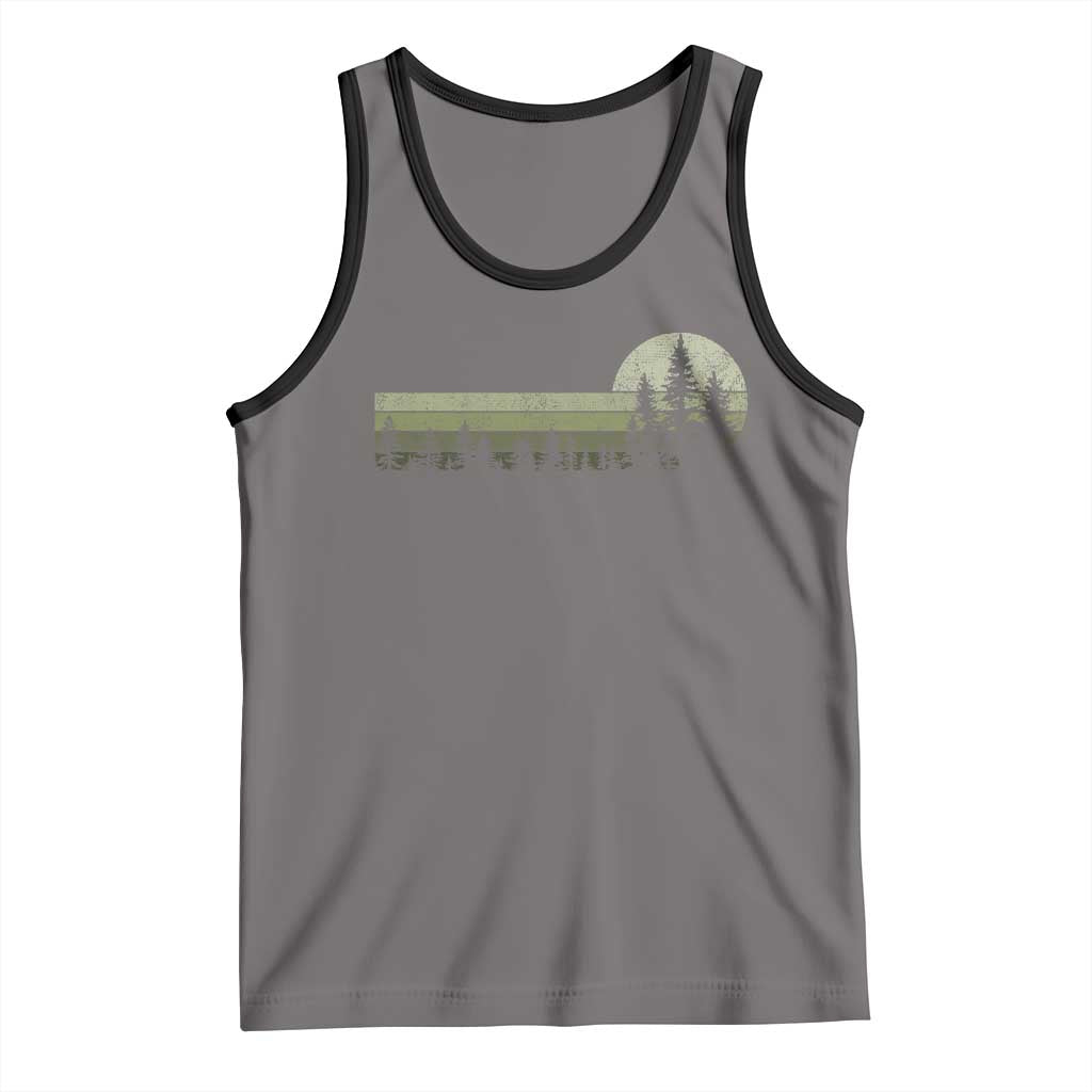 Trees Wildlife Nature Vintage Forest Tank Top - Wonder Print Shop