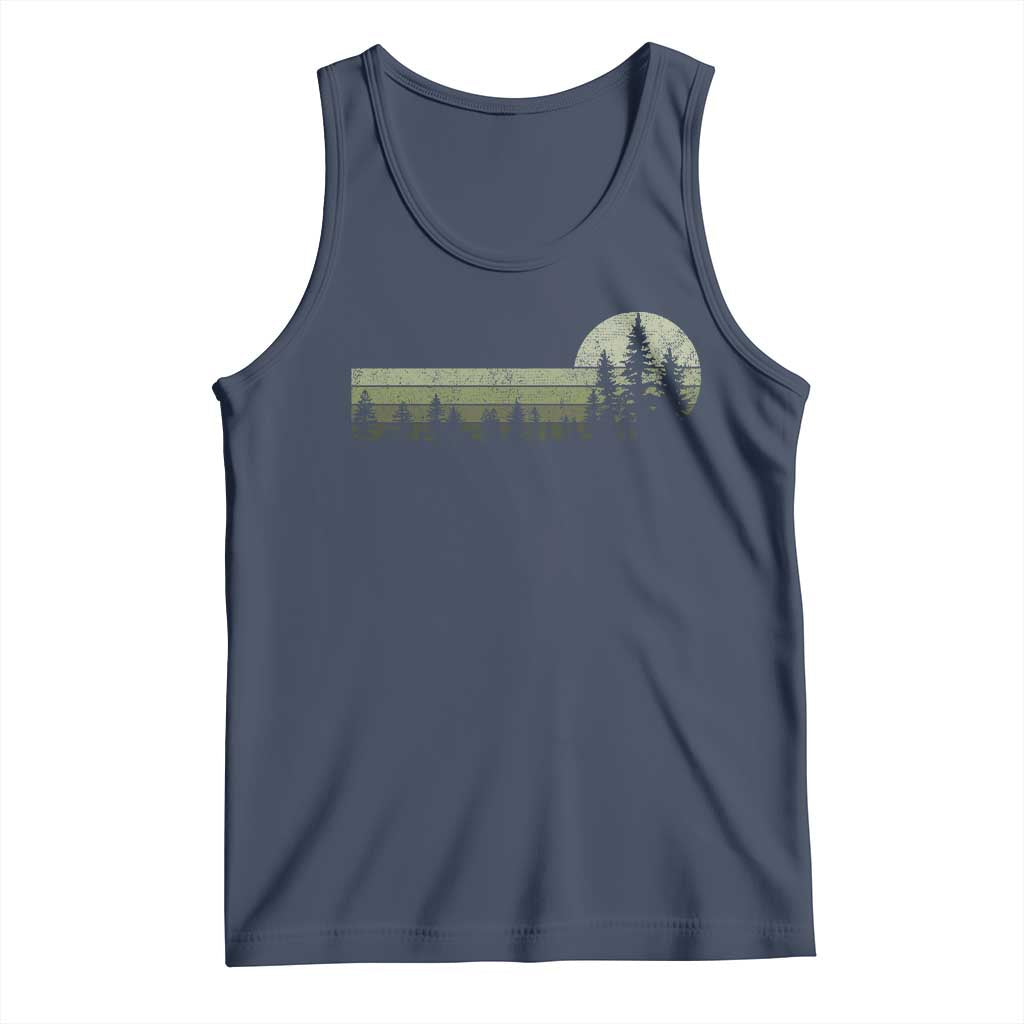 Trees Wildlife Nature Vintage Forest Tank Top - Wonder Print Shop