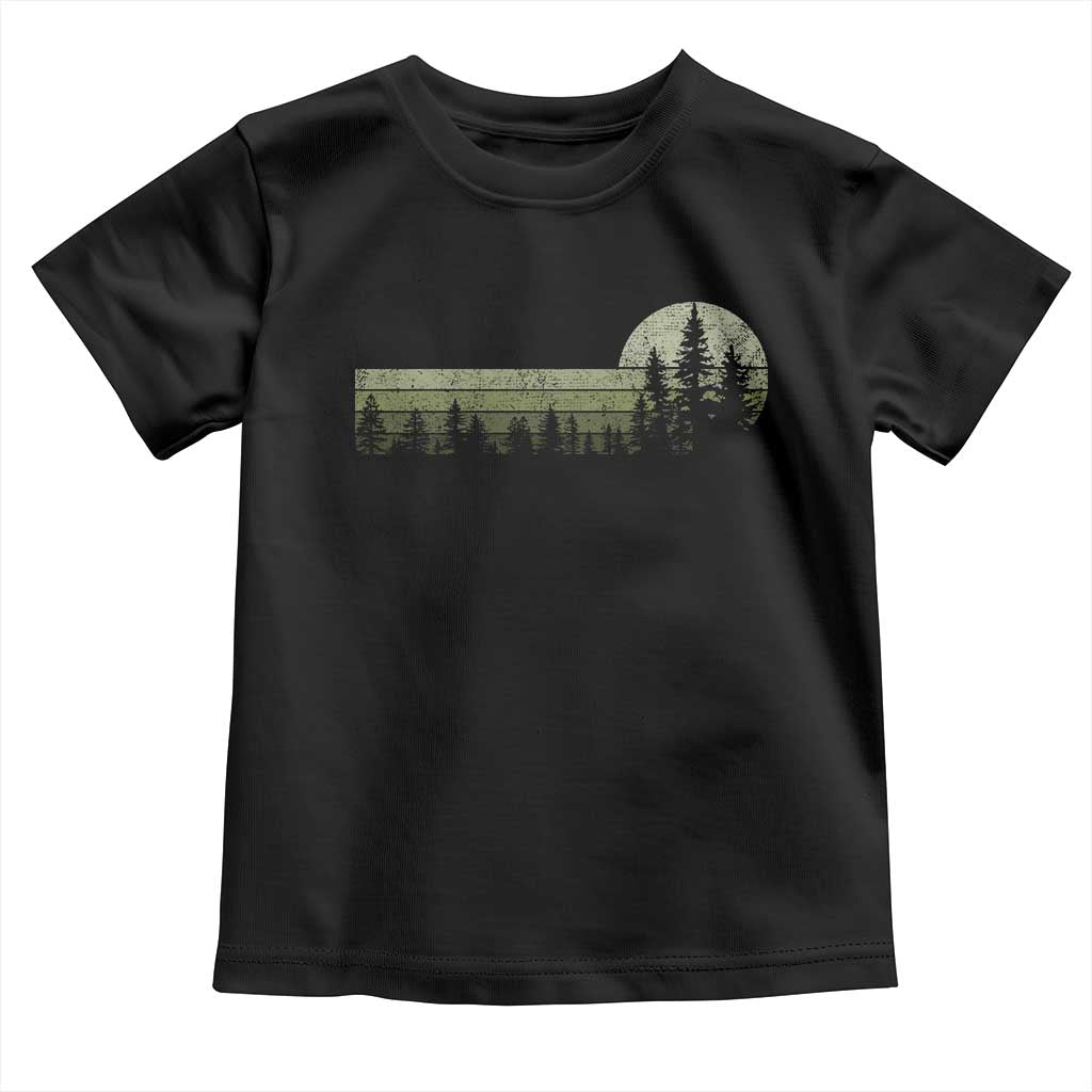 Trees Wildlife Nature Vintage Forest Toddler T Shirt - Wonder Print Shop