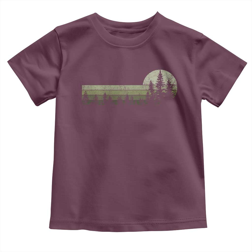 Trees Wildlife Nature Vintage Forest Toddler T Shirt - Wonder Print Shop