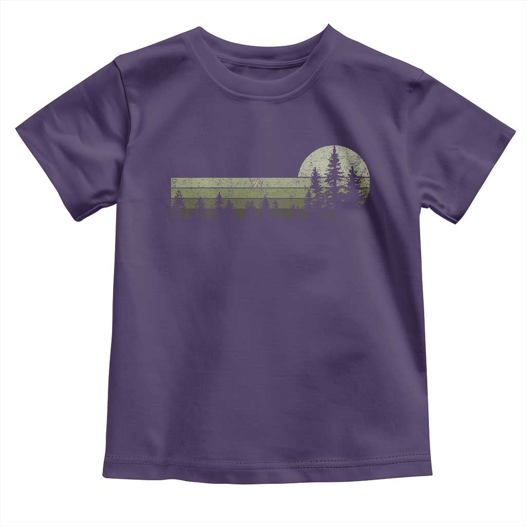 Trees Wildlife Nature Vintage Forest Toddler T Shirt - Wonder Print Shop