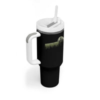 Trees Wildlife Nature Vintage Forest Tumbler With Handle - Wonder Print Shop