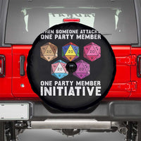 When Someone Attacks One Party Member D20 Dice LGBTQ Ally Spare Tire Cover - Wonder Print Shop