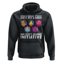 When Someone Attacks One Party Member D20 Dice LGBTQ Ally Hoodie - Wonder Print Shop