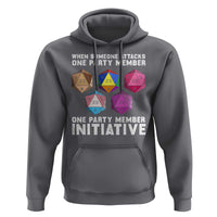 When Someone Attacks One Party Member D20 Dice LGBTQ Ally Hoodie - Wonder Print Shop