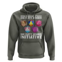 When Someone Attacks One Party Member D20 Dice LGBTQ Ally Hoodie - Wonder Print Shop