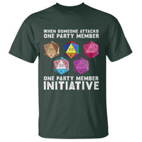 When Someone Attacks One Party Member D20 Dice LGBTQ Ally T Shirt - Wonder Print Shop