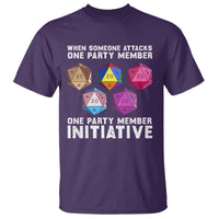 When Someone Attacks One Party Member D20 Dice LGBTQ Ally T Shirt - Wonder Print Shop
