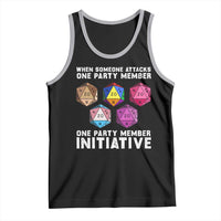 When Someone Attacks One Party Member D20 Dice LGBTQ Ally Tank Top - Wonder Print Shop