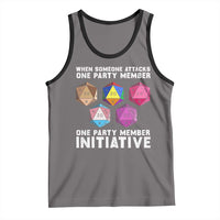 When Someone Attacks One Party Member D20 Dice LGBTQ Ally Tank Top - Wonder Print Shop