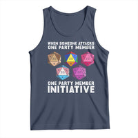 When Someone Attacks One Party Member D20 Dice LGBTQ Ally Tank Top - Wonder Print Shop
