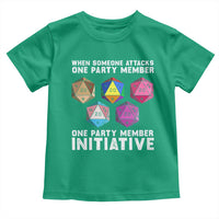 When Someone Attacks One Party Member D20 Dice LGBTQ Ally Toddler T Shirt - Wonder Print Shop