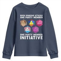 When Someone Attacks One Party Member D20 Dice LGBTQ Ally Youth Sweatshirt - Wonder Print Shop