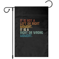 Retro Cory Booker Quotes Garden Flag This is a Right or Wrong Moment Subtle FDT - Wonder Print Shop